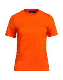 【送料無料】 ディースクエアード レディース Tシャツ トップス Basic T-shirt Orange