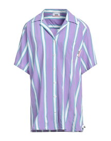 【送料無料】 ジーシーディーエス レディース シャツ トップス Striped shirt Light purple