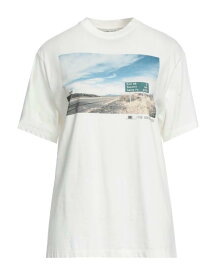 【送料無料】 ゴールデングース レディース Tシャツ トップス T-shirt Off white