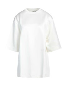 【送料無料】 ランバン レディース Tシャツ トップス Oversize-T-Shirt Off white
