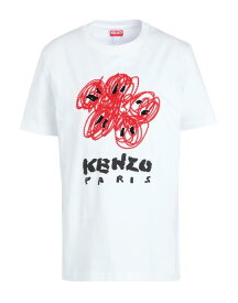 【送料無料】 ケンゾー レディース Tシャツ トップス T-shirt White