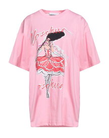 【送料無料】 モスキーノ レディース Tシャツ トップス Oversize-T-Shirt Pink
