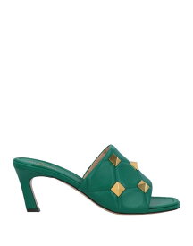 【送料無料】 ヴァレンティノ レディース サンダル シューズ Sandals Emerald green