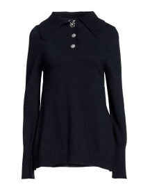 【送料無料】 セミクチュール レディース ニット・セーター アウター Sweater Navy blue