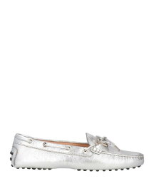 【送料無料】 トッズ レディース スリッポン・ローファー シューズ Loafers Silver