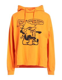 【送料無料】 ケンゾー レディース パーカー・スウェット フーディー アウター Hooded sweatshirt Orange