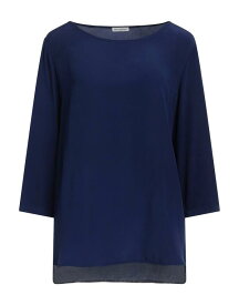 【送料無料】 カミセッタスノーブ レディース シャツ トップス Silk top Navy blue