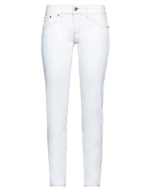 【送料無料】 ヤコブ コーエン レディース デニムパンツ ボトムス Cropped jeans White