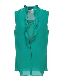 【送料無料】 マルタンマルジェラ レディース シャツ トップス Silk top Green