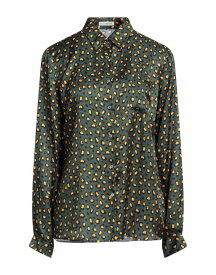 【送料無料】 カミセッタスノーブ レディース シャツ トップス Patterned shirts & blouses Military green