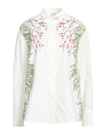 【送料無料】 ジャンバティスタ ヴァリ レディース シャツ トップス Floral shirts & blouses White