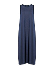 【送料無料】 ロッソピューロ レディース ワンピース トップス Midi dress Navy blue