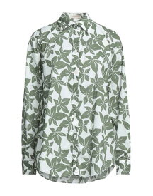 【送料無料】 カミセッタスノーブ レディース シャツ トップス Floral shirts & blouses Military green