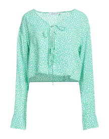 【送料無料】 カルバンクライン レディース シャツ トップス Floral shirts & blouses Green