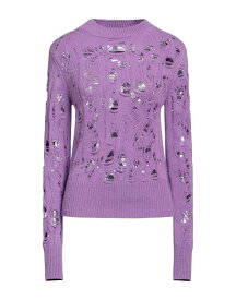 【送料無料】 エムエスジイエム レディース ニット・セーター アウター Sweater Light purple
