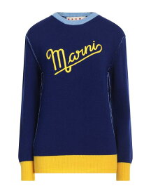 【送料無料】 マルニ レディース ニット・セーター アウター Sweater Blue
