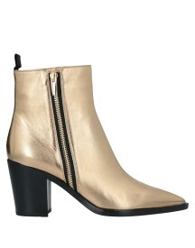 【送料無料】 ジャンヴィト ロッシ レディース ブーツ・レインブーツ ブーティ シューズ Ankle boot Gold