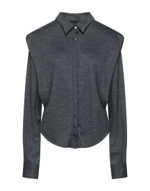 【送料無料】 イザベル マラン レディース シャツ トップス Solid color shirts & blouses Steel grey