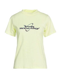 【送料無料】 ステラマッカートニー レディース Tシャツ トップス T-shirt Light yellow