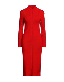 【送料無料】 ロエベ レディース ワンピース トップス Midi dress Red