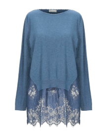 【送料無料】 カシミアカンパニー レディース ニット・セーター アウター Sweater Slate blue