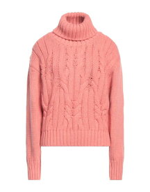 【送料無料】 カシミアカンパニー レディース ニット・セーター アウター Turtleneck Salmon pink
