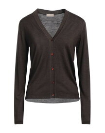 【送料無料】 クルチアーニ レディース カーディガン アウター Cardigan Dark brown