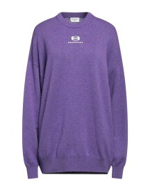 【送料無料】 バレンシアガ レディース ニット・セーター アウター Cashmere blend Purple