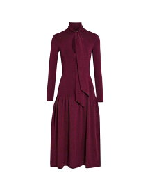 【送料無料】 フェラガモ レディース ワンピース トップス Midi dress Deep purple