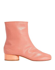 【送料無料】 マルタンマルジェラ レディース ブーツ・レインブーツ ブーティ シューズ Ankle boot Salmon pink