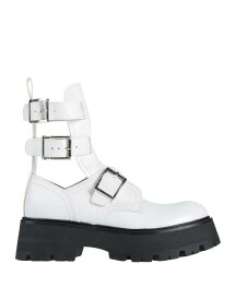 【送料無料】 アレキサンダー・マックイーン レディース ブーツ・レインブーツ ブーティ シューズ Ankle boot White