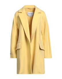 【送料無料】 マックスマーラ レディース コート アウター Coat Light yellow