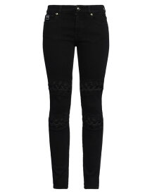 【送料無料】 ヴェルサーチ レディース デニムパンツ ジーンズ ボトムス Denim pants Black