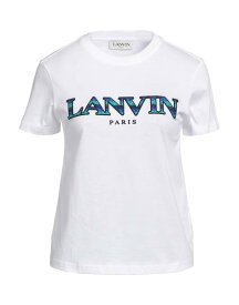 【送料無料】 ランバン レディース Tシャツ トップス T-shirt White