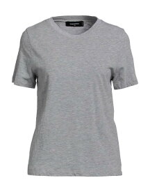 【送料無料】 ディースクエアード レディース Tシャツ トップス Basic T-shirt Grey