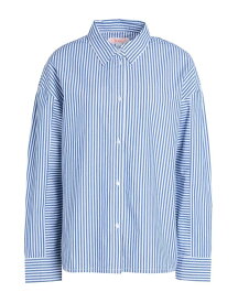 【送料無料】 オンリー レディース シャツ トップス Striped shirt Blue