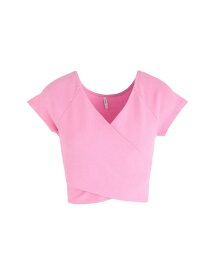 【送料無料】 オンリー レディース Tシャツ トップス Oversize-T-Shirt Pink