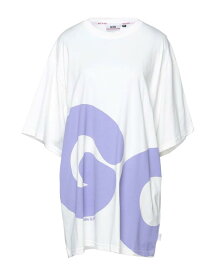 【送料無料】 ジーシーディーエス レディース Tシャツ トップス Oversize-T-Shirt White