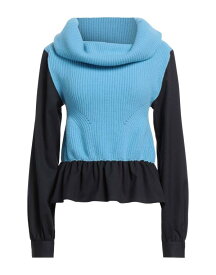 【送料無料】 セミクチュール レディース ニット・セーター アウター Sweater Light blue