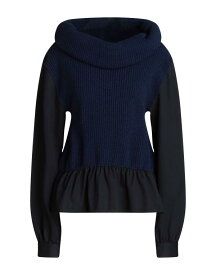 【送料無料】 セミクチュール レディース ニット・セーター アウター Sweater Midnight blue