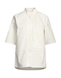 【送料無料】 ジル・サンダー レディース シャツ トップス Solid color shirts & blouses Off white