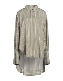 【送料無料】 ロエベ レディース シャツ トップス Silk shirts & blouses Sage green