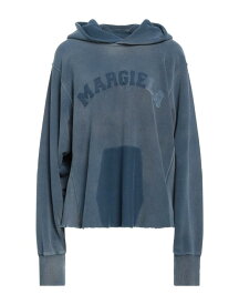 【送料無料】 マルタンマルジェラ レディース パーカー・スウェット フーディー アウター Hooded sweatshirt Slate blue