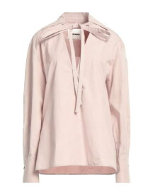 【送料無料】 ジル・サンダー レディース シャツ ブラウス トップス Shirts & blouses with bow Pastel pink