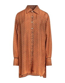 【送料無料】 マルタンマルジェラ レディース シャツ トップス Patterned shirts & blouses Tan
