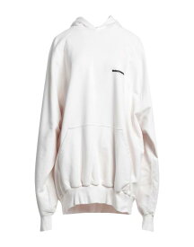 【送料無料】 バレンシアガ レディース パーカー・スウェット アウター Sweatshirt Off white