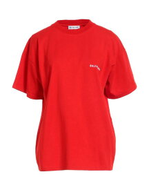 【送料無料】 バレンシアガ レディース Tシャツ トップス Basic T-shirt Red