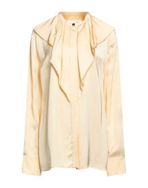 【送料無料】 ジル・サンダー レディース シャツ トップス Solid color shirts & blouses Cream