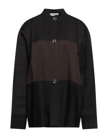 【送料無料】 ジル・サンダー レディース シャツ トップス Patterned shirts & blouses Black