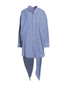 【送料無料】 バレンシアガ レディース シャツ トップス Striped shirt Blue